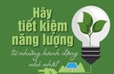 Tiết kiệm năng lượng: Sử dụng năng lượng tiết kiệm hiệu lực hiệu quả