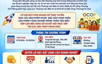 HỘI CHỢ THƯƠNG MẠI ĐIỆN TỬ "KẾT NỐI VÙNG, MỞ RỘNG THỊ TRƯỜNG" NĂM 2026