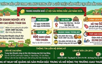 MỜI THAM GIA KHU TRƯNG BÀY & GIỚI THIỆU SẢN PHẨM TẠI ĐẮK LẮK 202