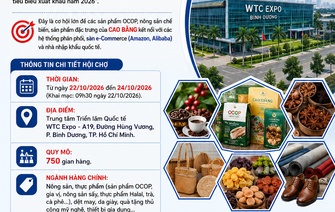 HỘI CHỢ HÀNG VIỆT NAM TIÊU BIỂU XUẤT KHẨU NĂM 2026