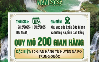 HỘI CHỢ THƯƠNG MẠI CƯ DÂN BIÊN GIỚI CAO BẰNG (VIỆT NAM) – BÁCH SẮC (TRUNG QUỐC) NĂM 2025